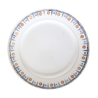 Plat rond et plat Terre de Fer Saint Amandinoise 1930