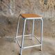 Vintage school industrial stool