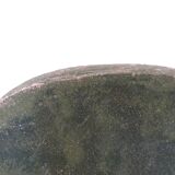 Stone tree sculpture, wooden base, 70s