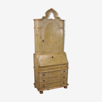 Venetian trumeau in lacquered and painted wood