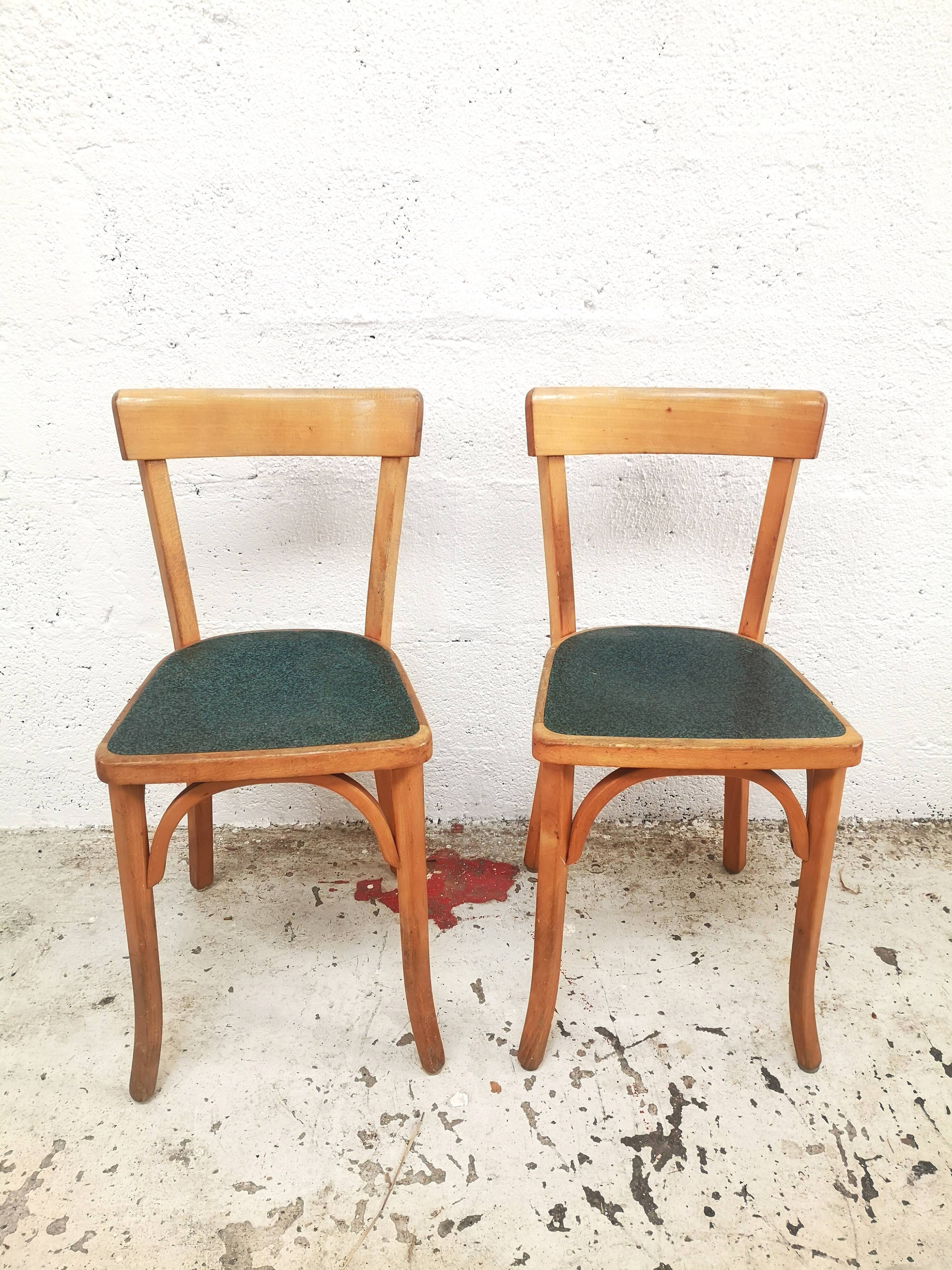 Pair of Baumann chairs