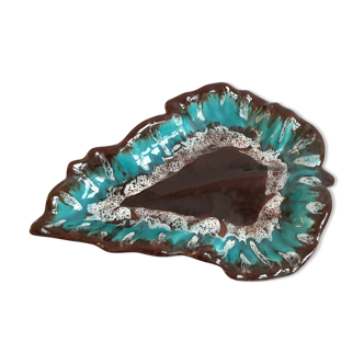 Plat Vallauris couleur bleu turquoise