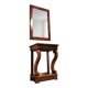 Museum mirror with console in Empire style, built around 1800.