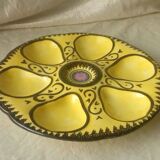 Assiete a huitre en faience hb quimper