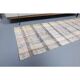Vintage Turkish Hand-Knotted Wool Cotton White Kilim Runner Rug 75x208