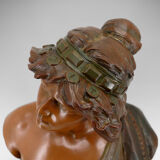 Terracotta bust of Judith by Ricardo Aurilli, circa 1900-1910
