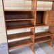 Vintage elm wood wall unit
