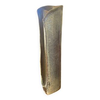 Glazed stoneware vase