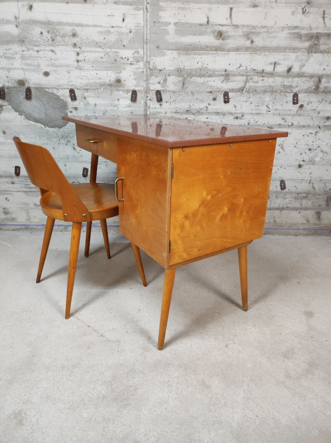 Bureau et chaise Baumann