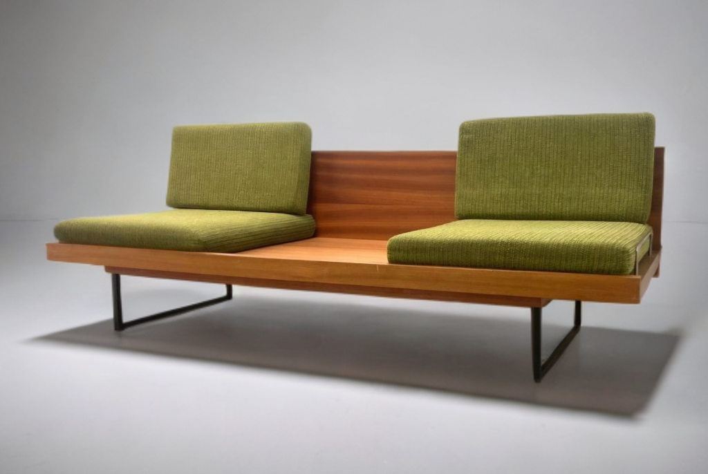 Canapé daybed Drevotàr, Czech vintage 1960s