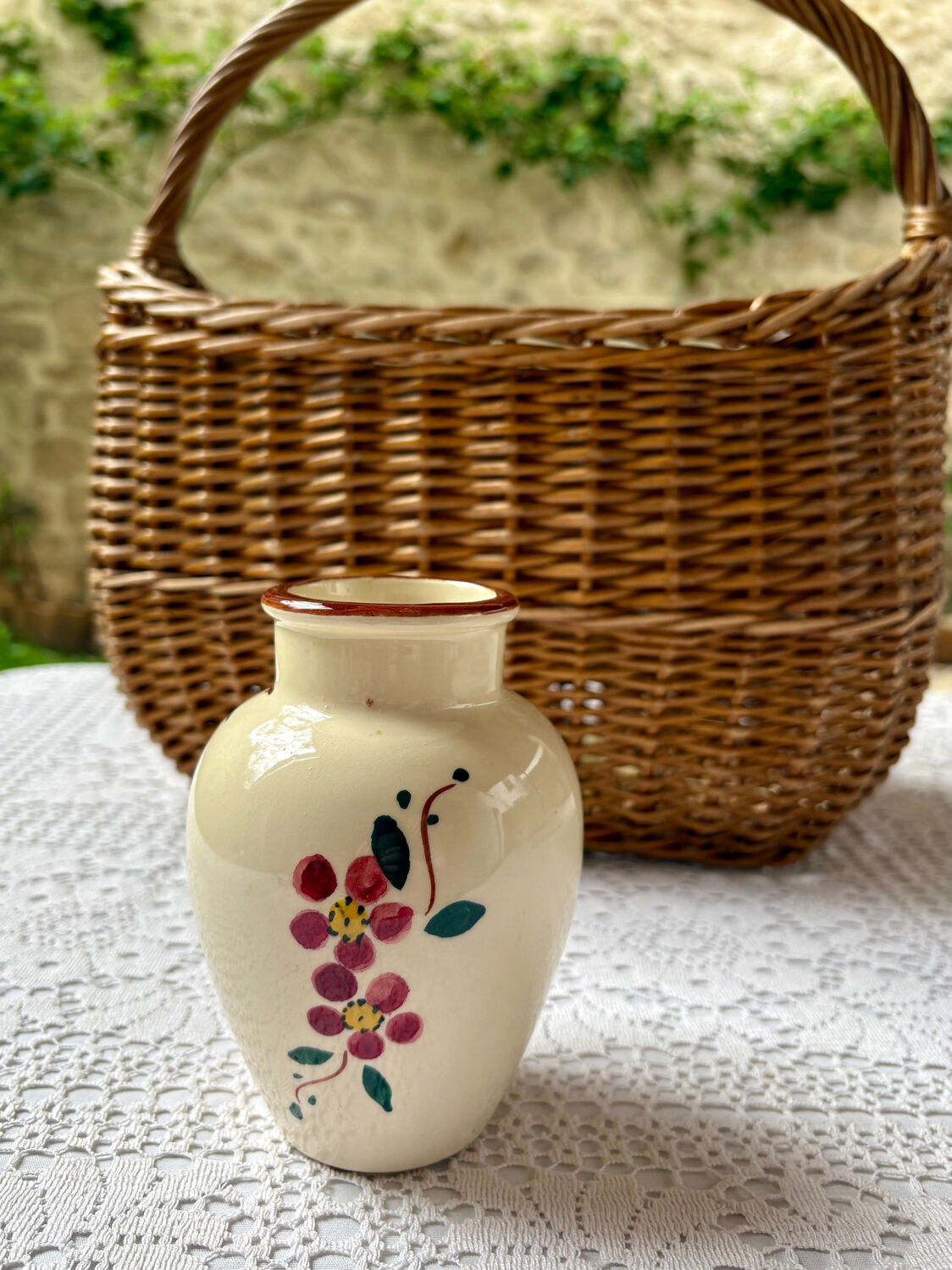 Small ceramic vase