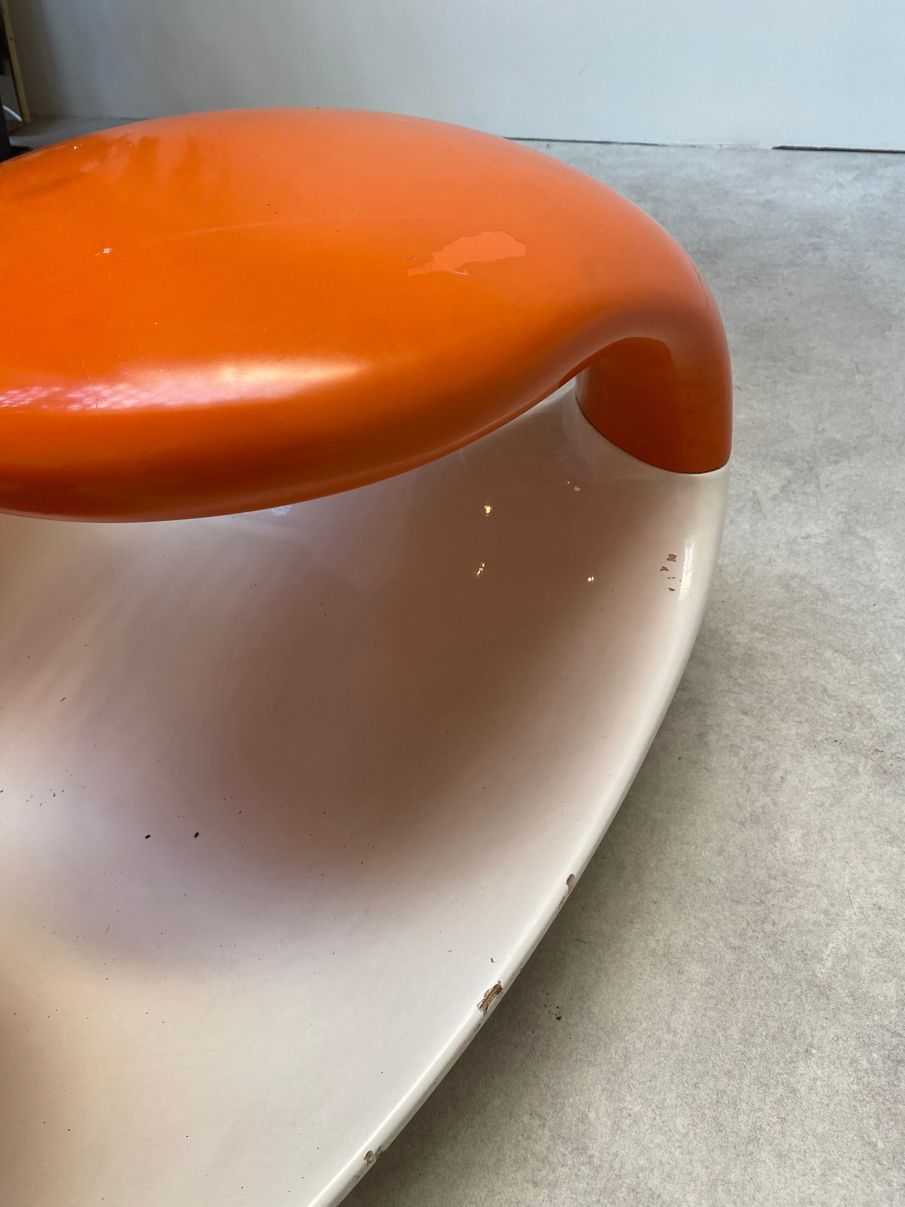 Vintage resin bench 1970