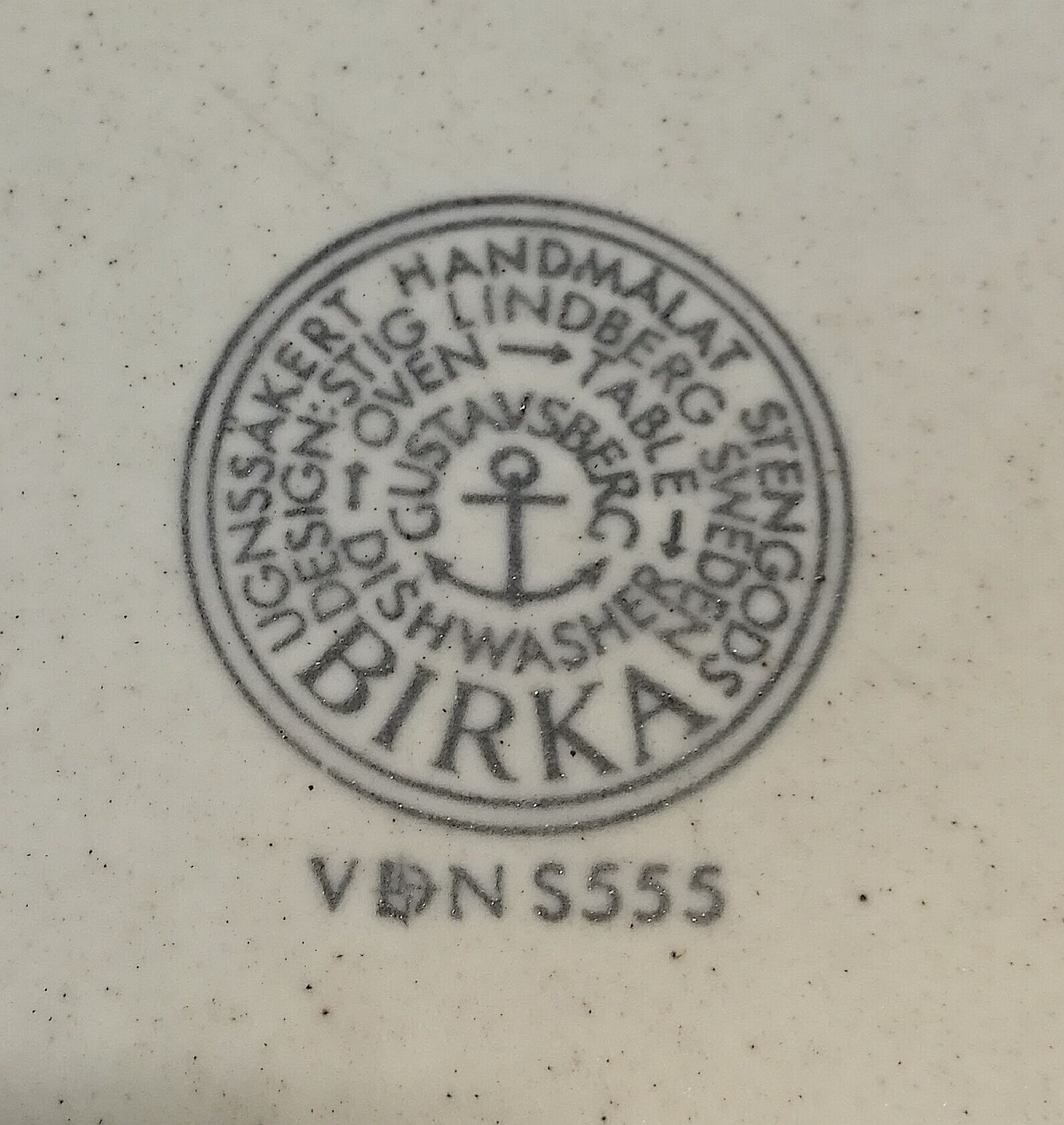 Lot 10 gustavberg 1973 Birka of Stig Lingberg plates