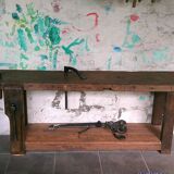 Old carpenter's workbench