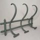 Curved wooden coat rack