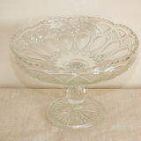Moulded glass fruit display cup 40s