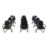 Tobia Scarpa Dialogo Dining Chairs, 1970s - Set of 9