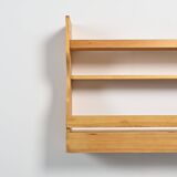 Pine wall-mounted sideboard, Les Arcs 1800, circa 1970