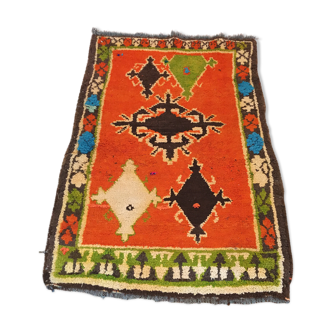 Ancient Berber wool carpet 120x180cm
