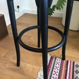 High wooden and canning stool