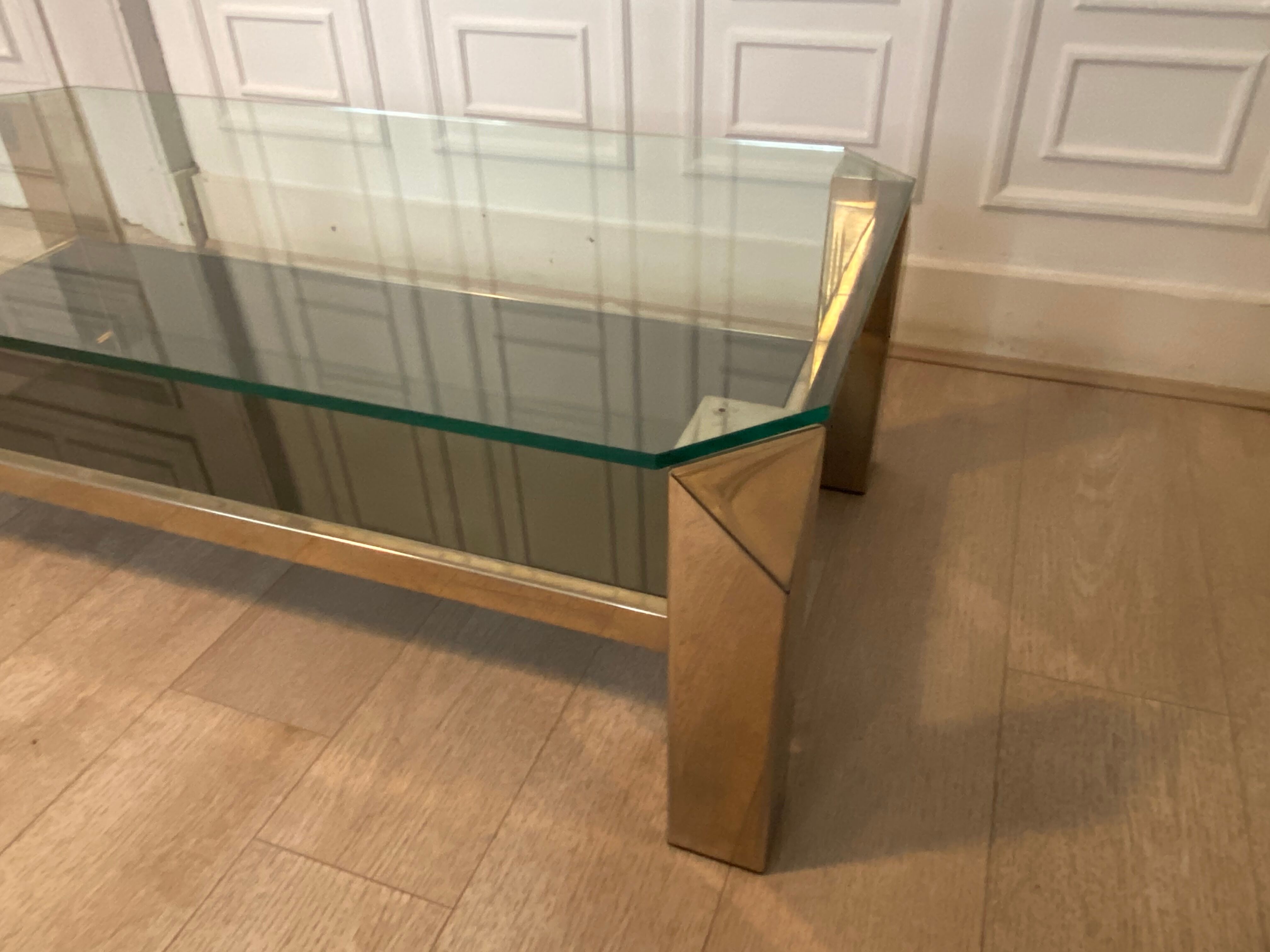 Belgo Chrom gold coffee table at 23K