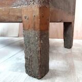 Truly antique 19th-century large oak chest blanket/ treasure chest