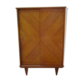 Armoire vintage porte coulissante année 50 60