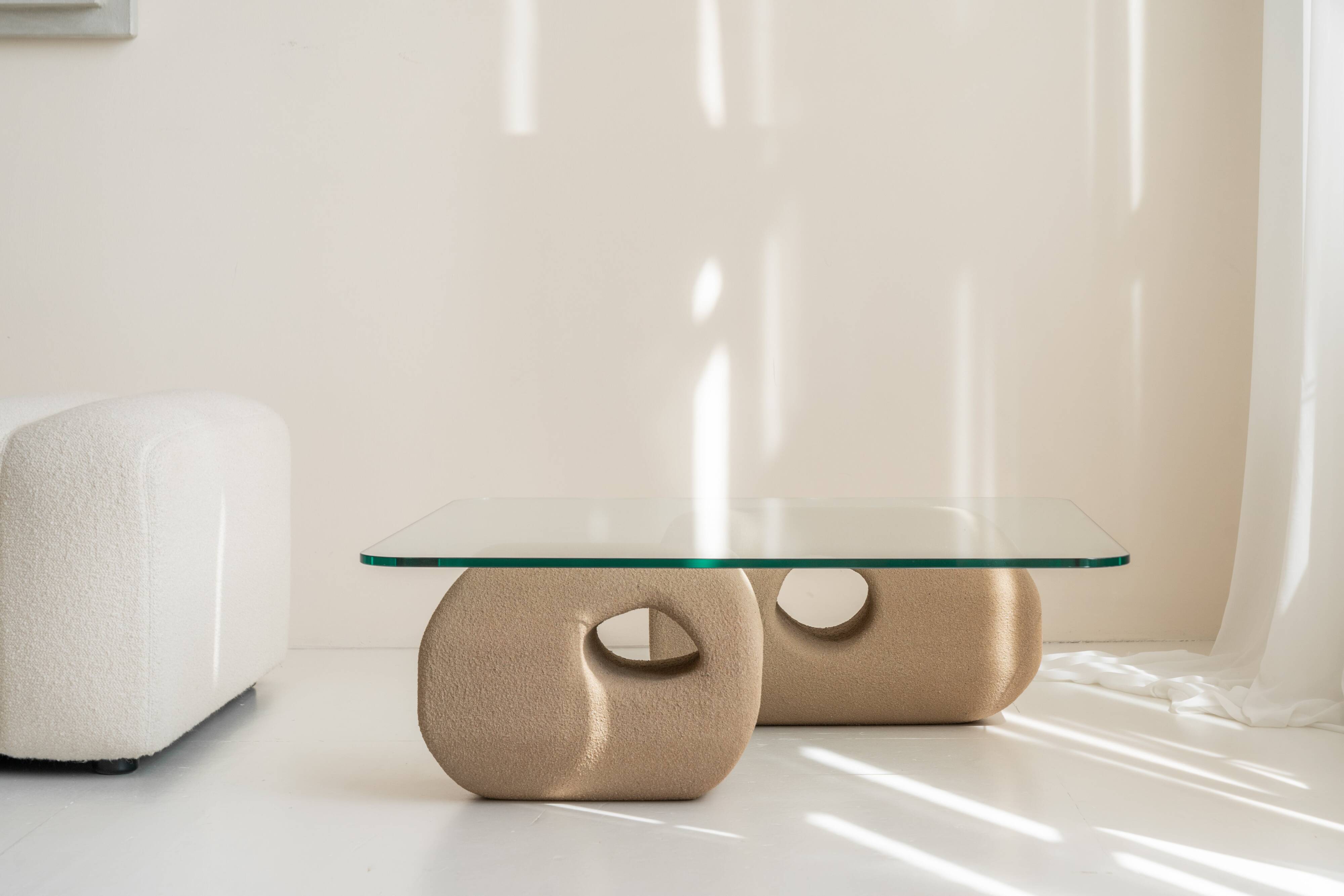 "Le Carré" coffee table from Dune ateliers