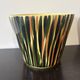 Small vintage Saint-Clément pot – 1950s painted earthenware