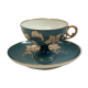 Ancienne tasse et soucoupe à chocolat en porcelaine de Paris Dimension : hauteur -8,5cm- D-11,5cm-