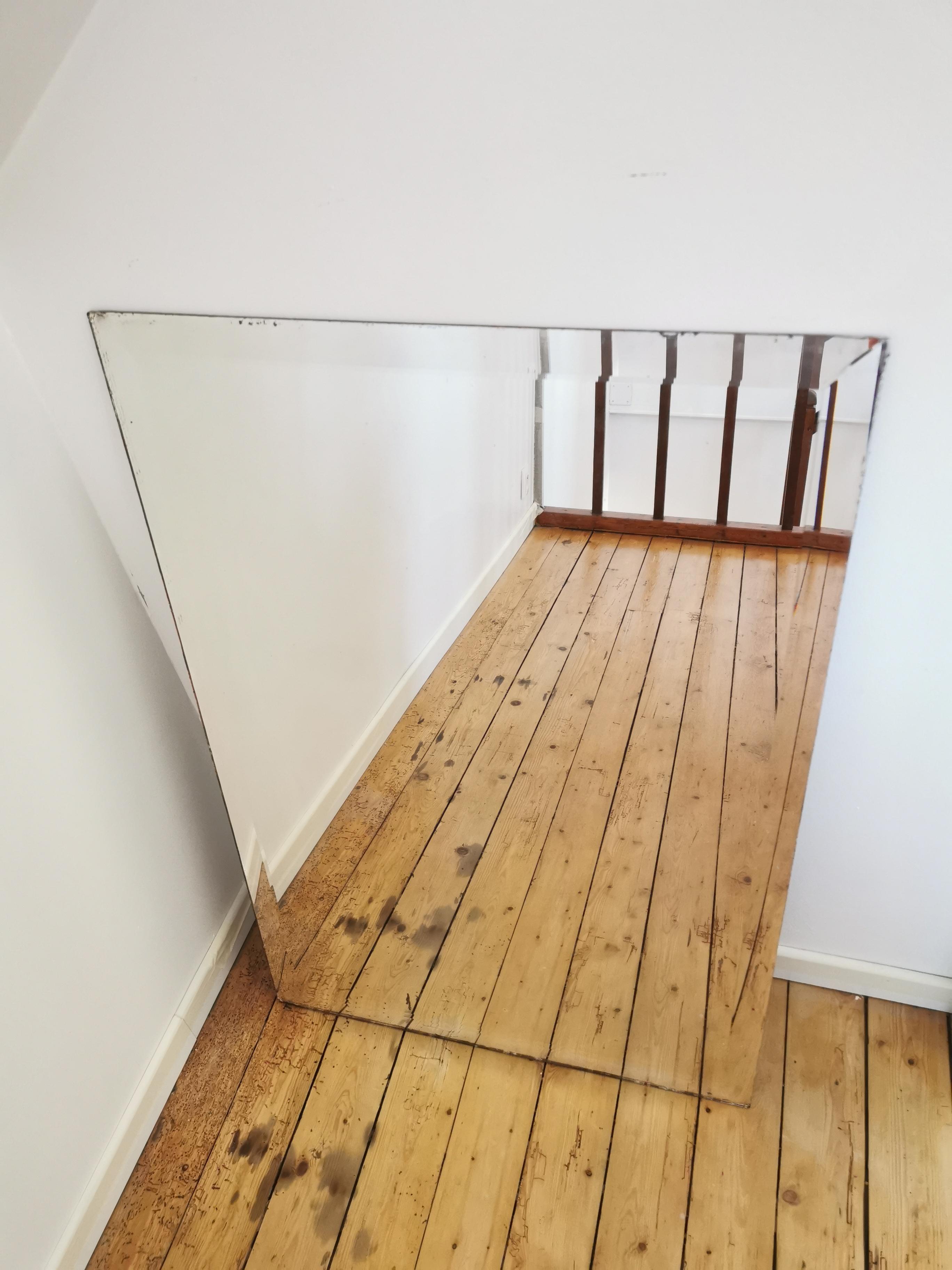 Art Deco beveled mirror