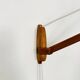 Danish Adjustable Oak Wall Lamp by Uno and Östen Kristiansson