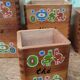 Pots à épices en bois français et anglais