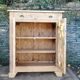 Buffet unique Gaston toile de jute