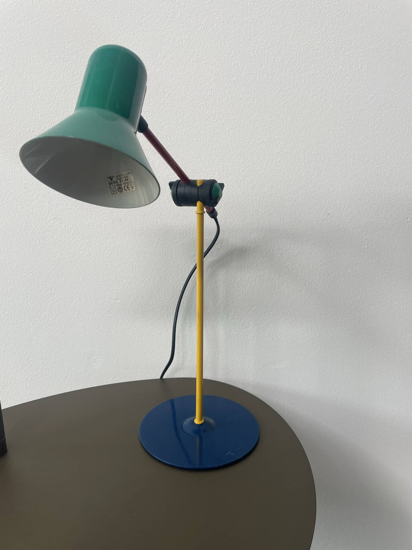 Vintage Desk Lamp Veneta Lumi Series Z1-90 – Italy, 1990s