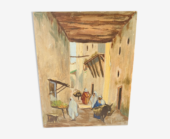 Tableau orientaliste - signé