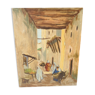 Orientalist painting - signed