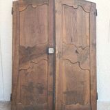 Louis XV walnut wardrobe doors