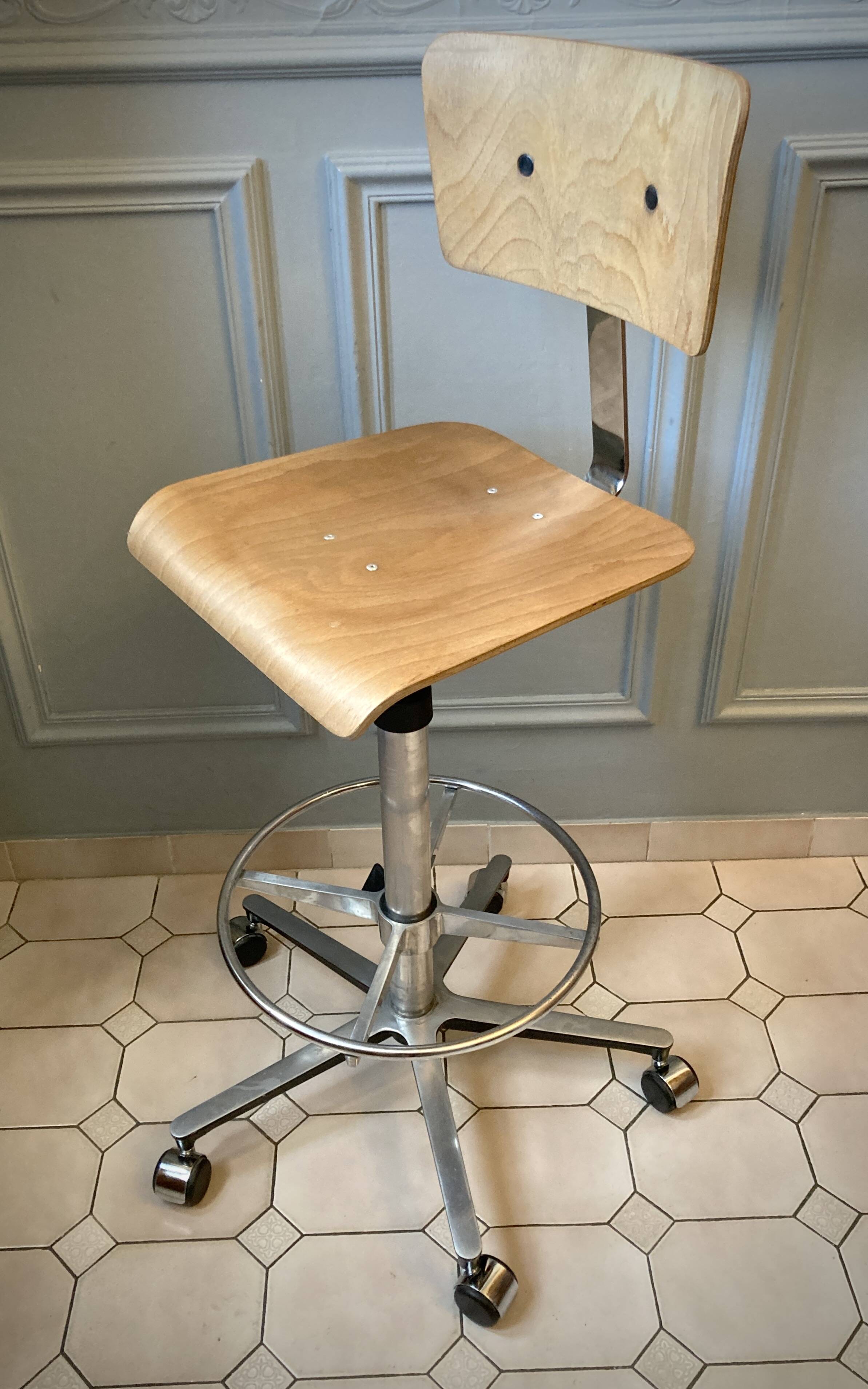 Chaise d'architecte vintage
