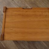 Pair of vintage elm bedside tables by Doubinsky brothers