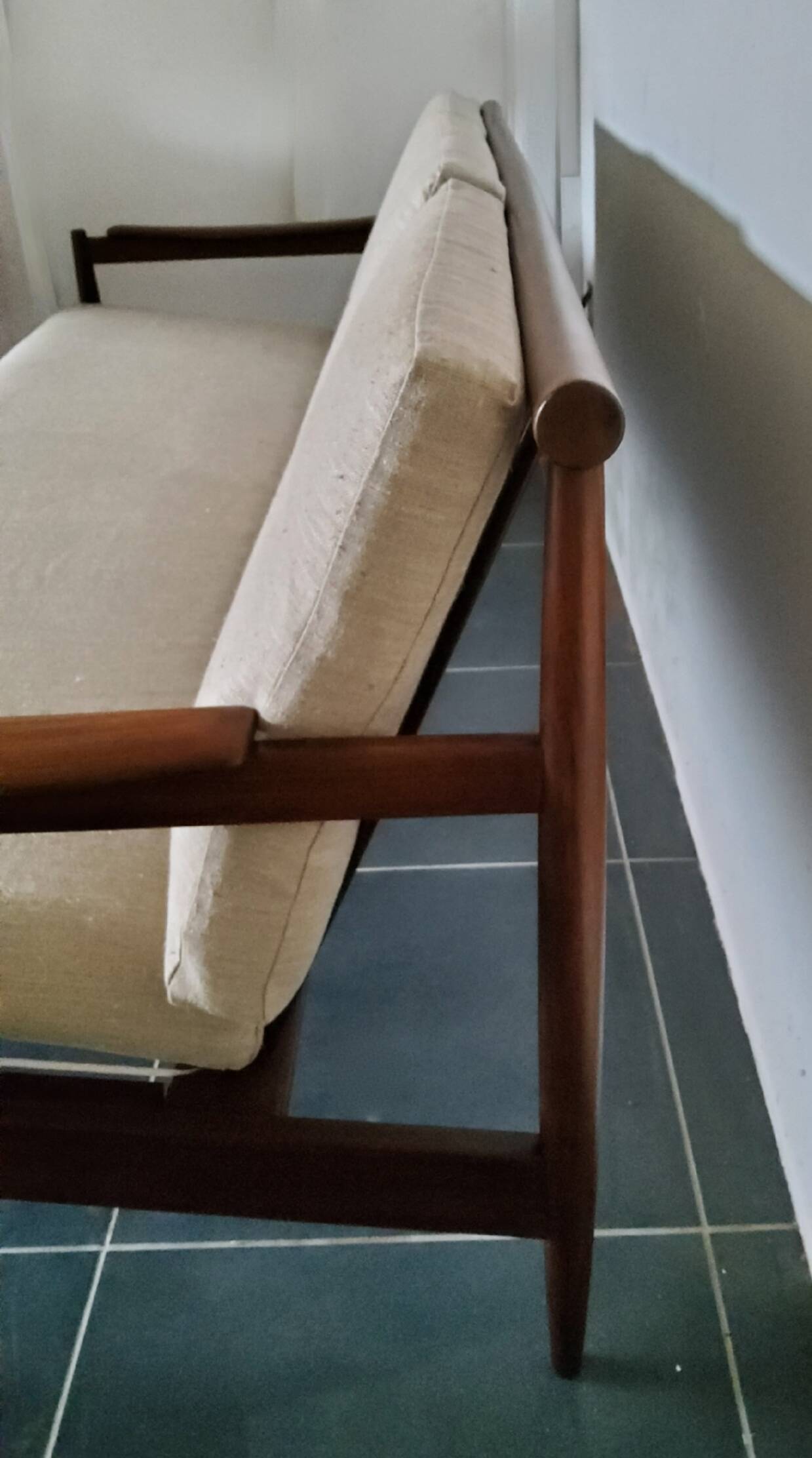 Teak sofa by Jos de Mey for Luxus