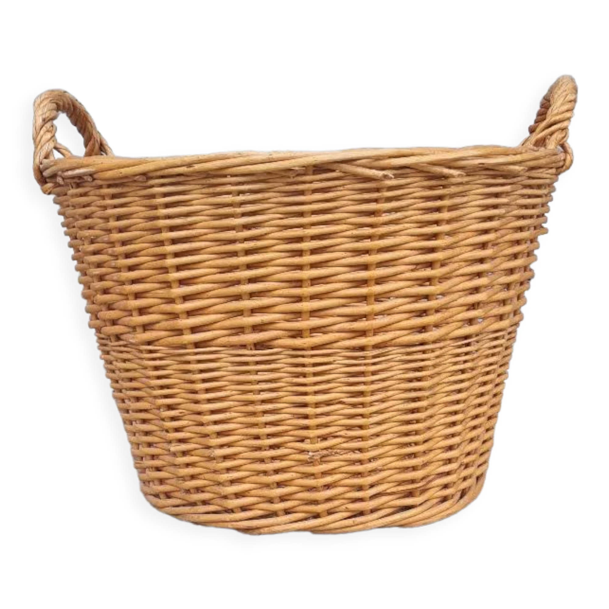 Vintage wicker basket