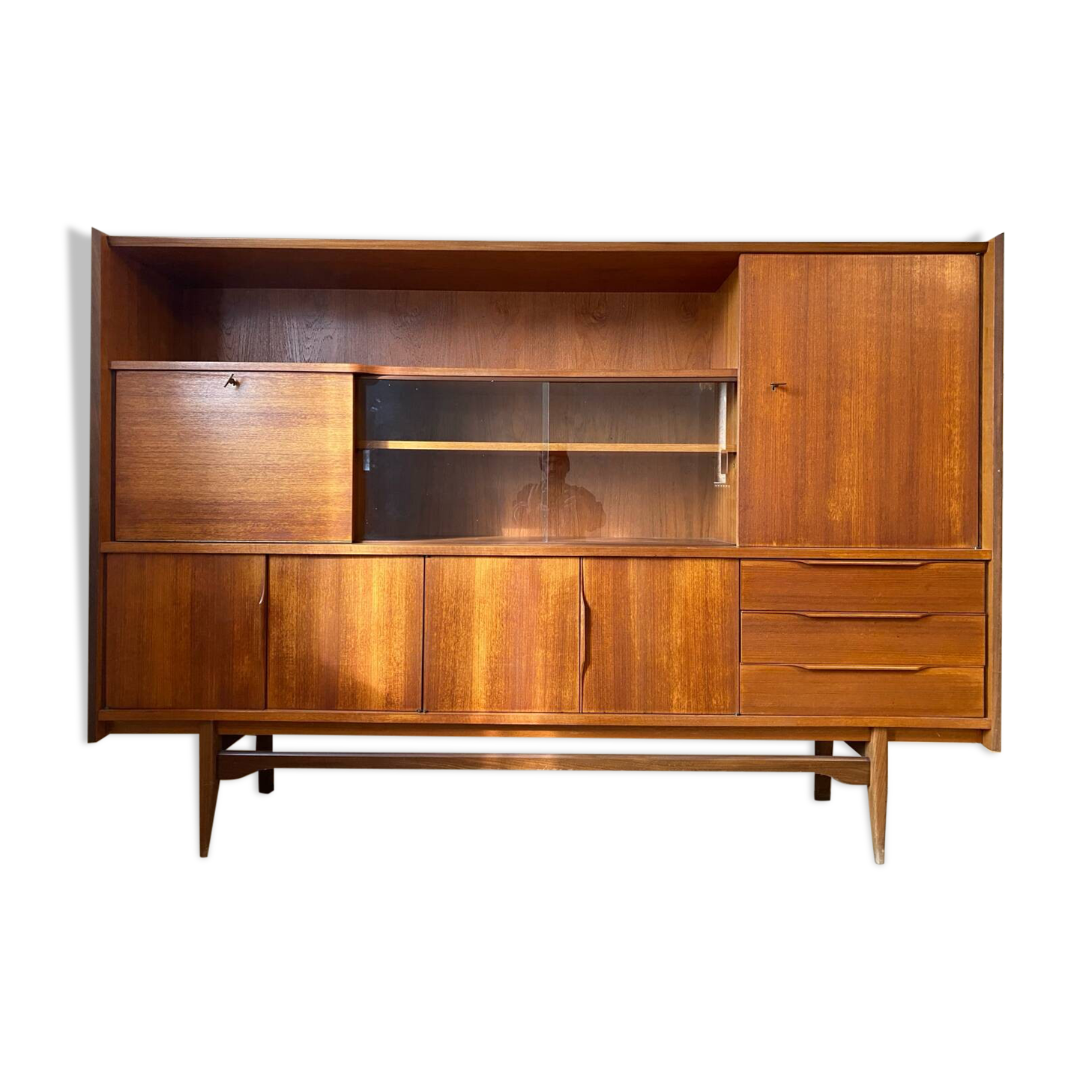 Vintage Scandinavian teak sideboard / buffet 1960