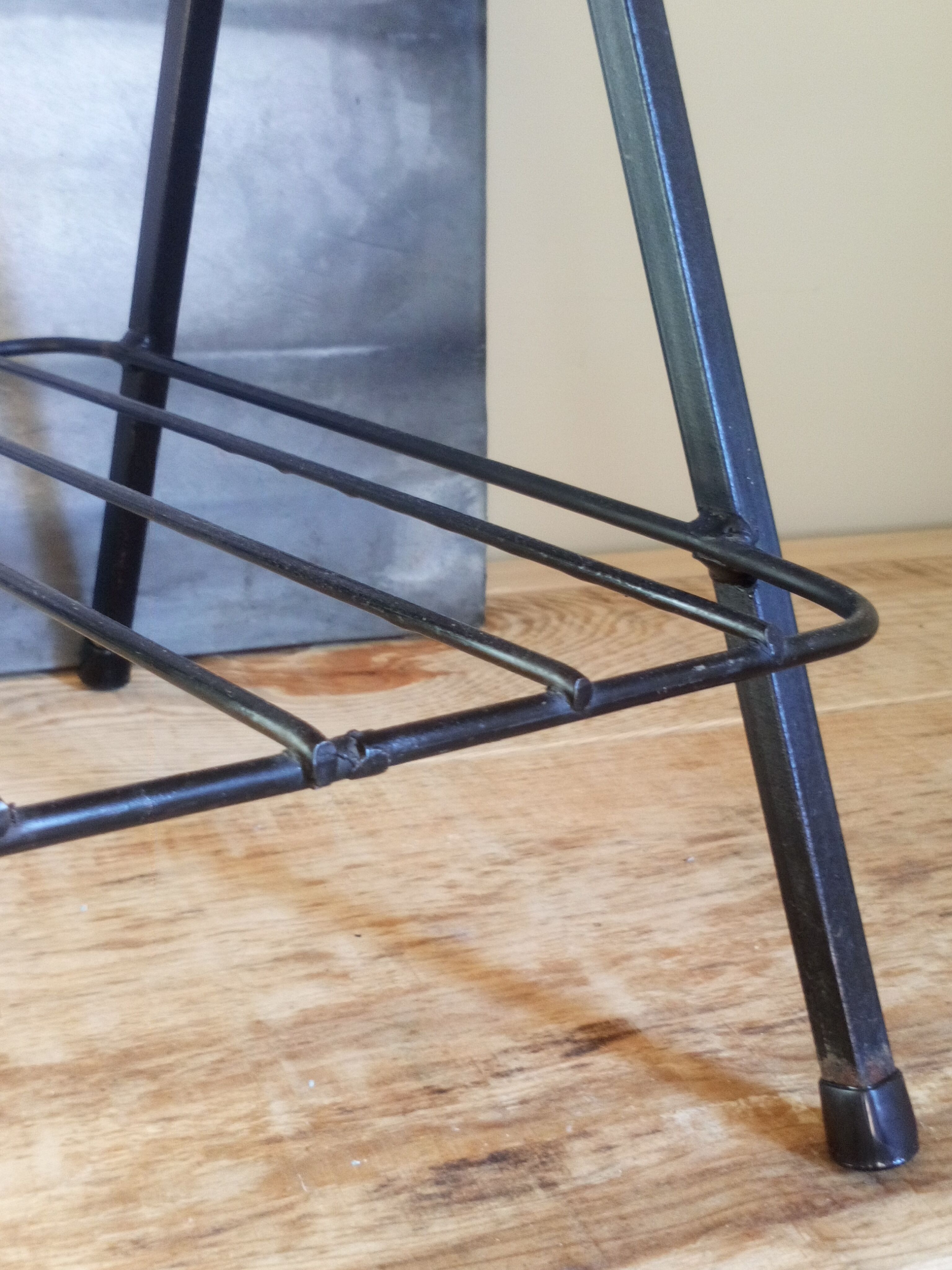 50s metal side table