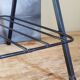Table d'appoint en métal années 50