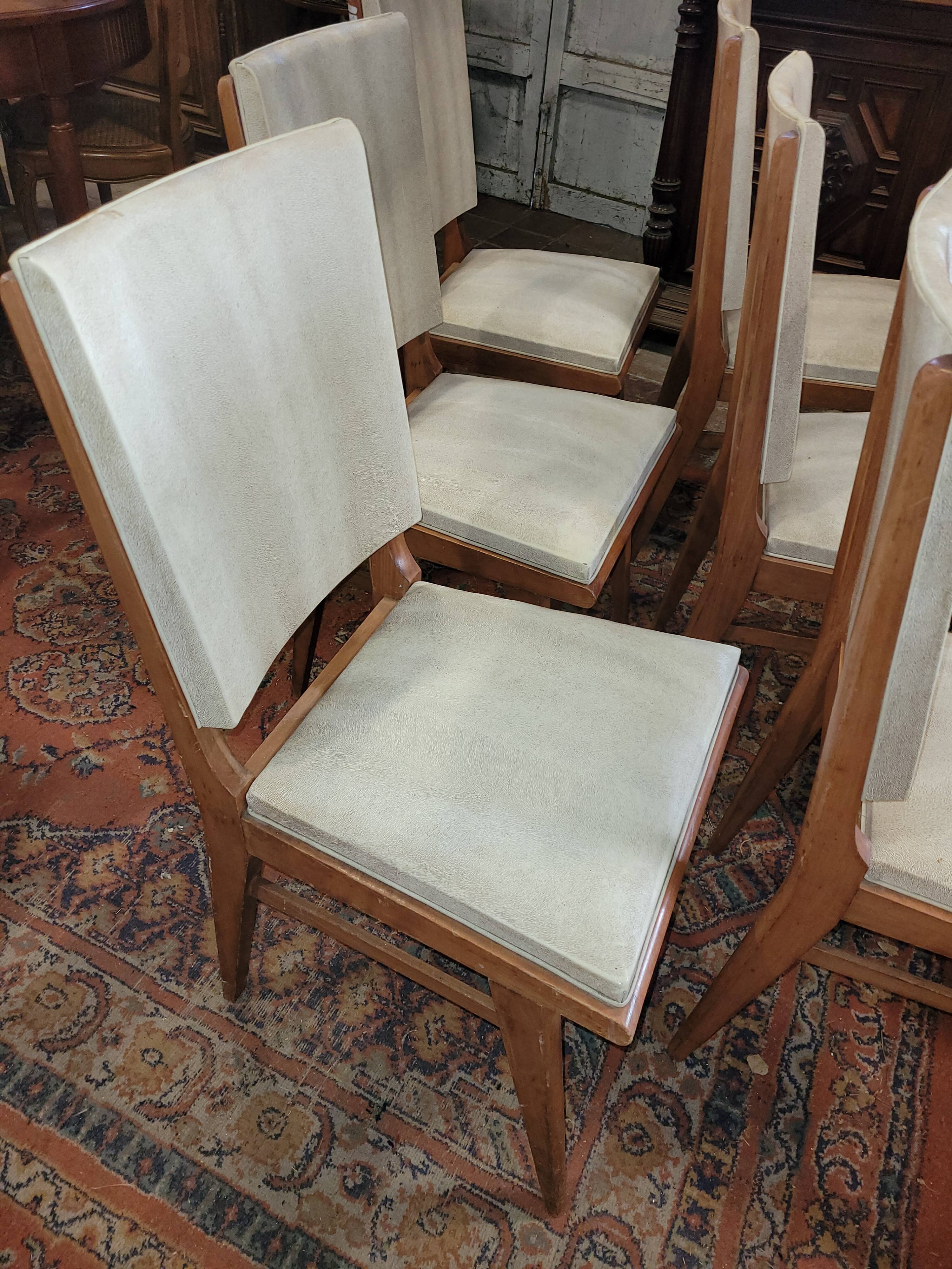 6 Scandinavian chairs