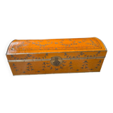 Painted wooden chest
