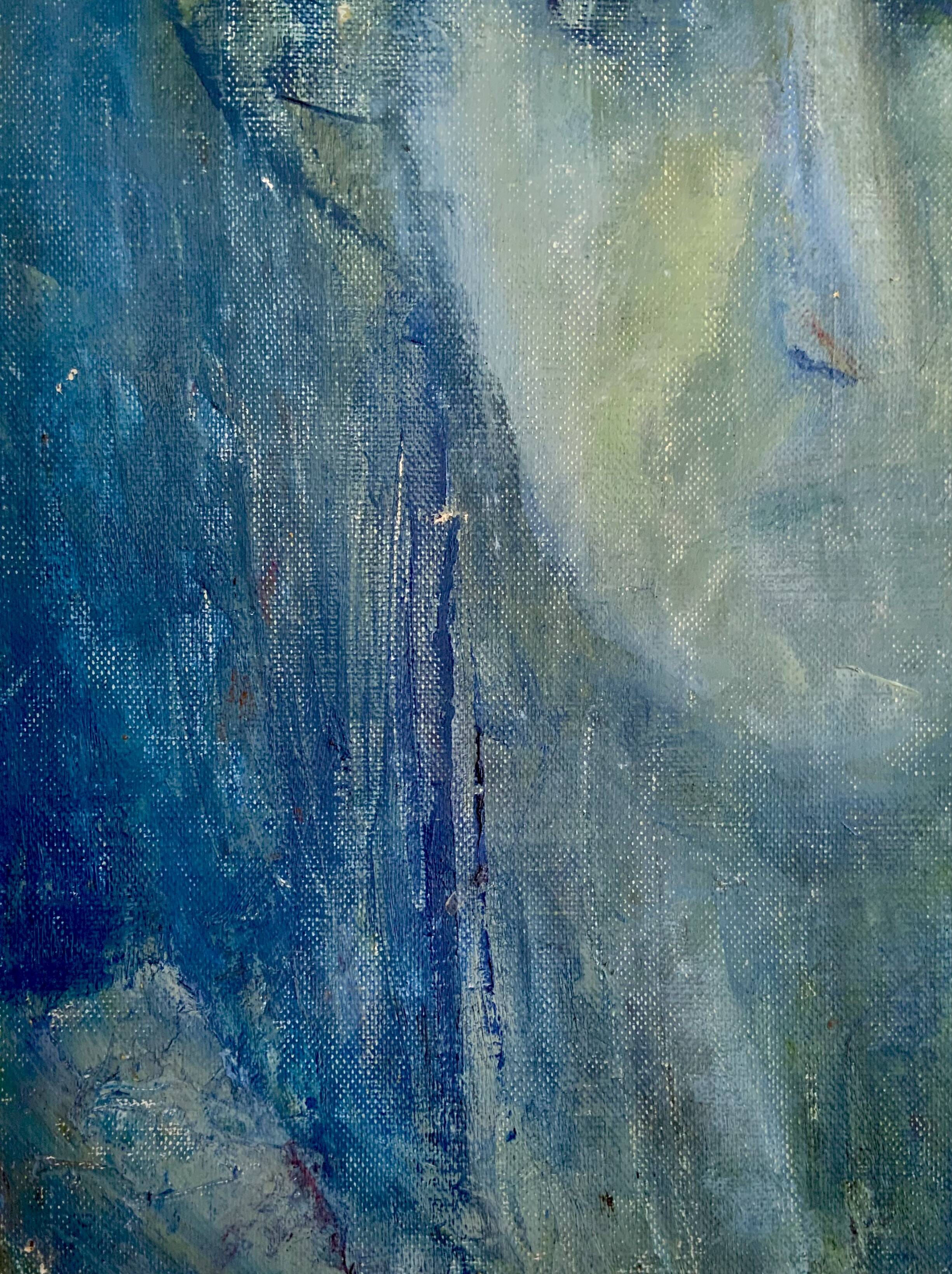 Original Rolf Iggmo Portrait Oil On Canvas Expressive Male Portrait Signed