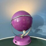 Vintage purple space age eyeball desk lamp