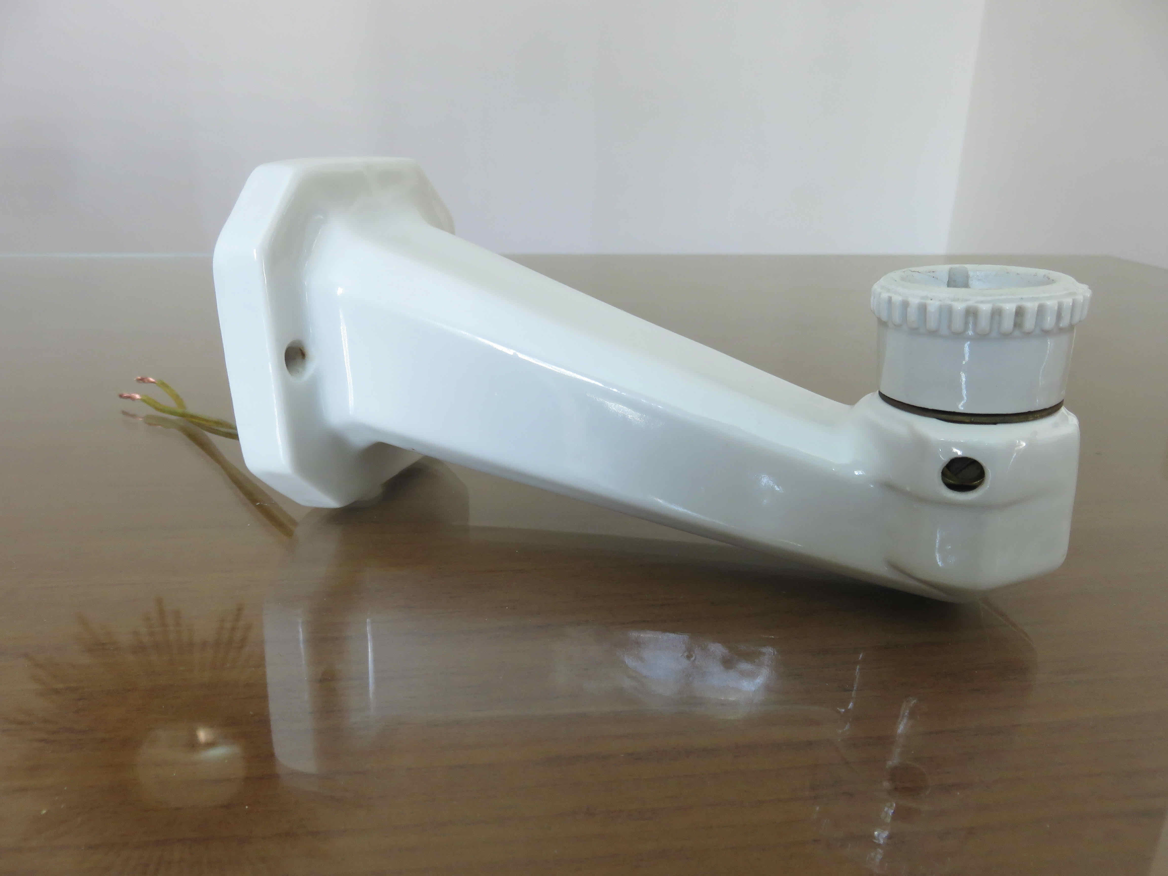 Porcelain wall lamp art deco years 30 40